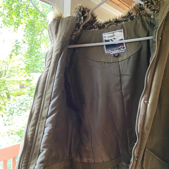 Halitech faux fur hood anorak - Picture 3 of 4